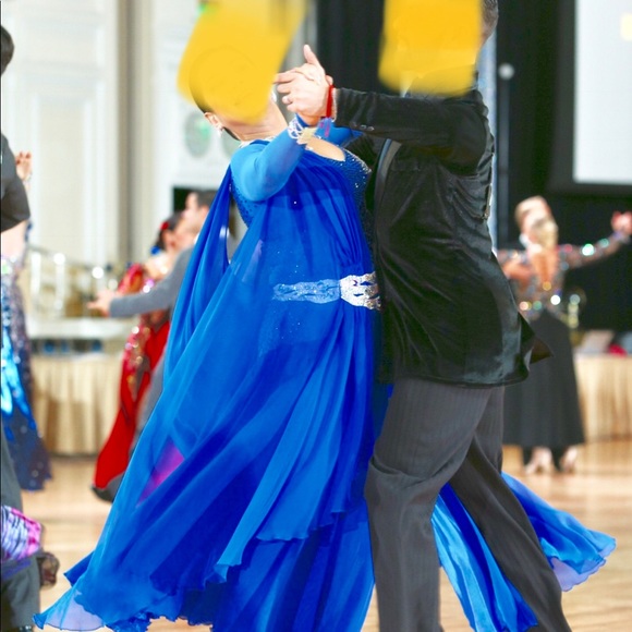 Ballroom Competition dress smooth by Elle - Picture 2 of 4